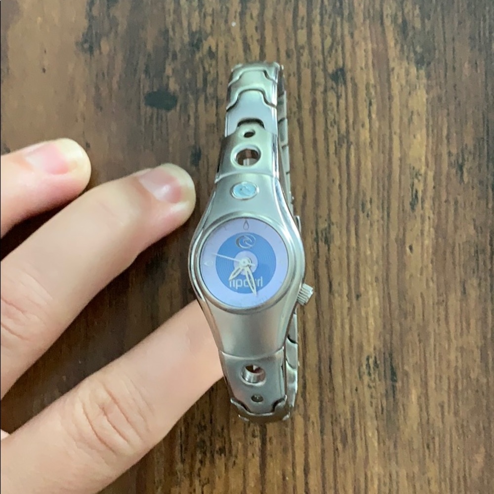 Women’s silver RipCurl watch